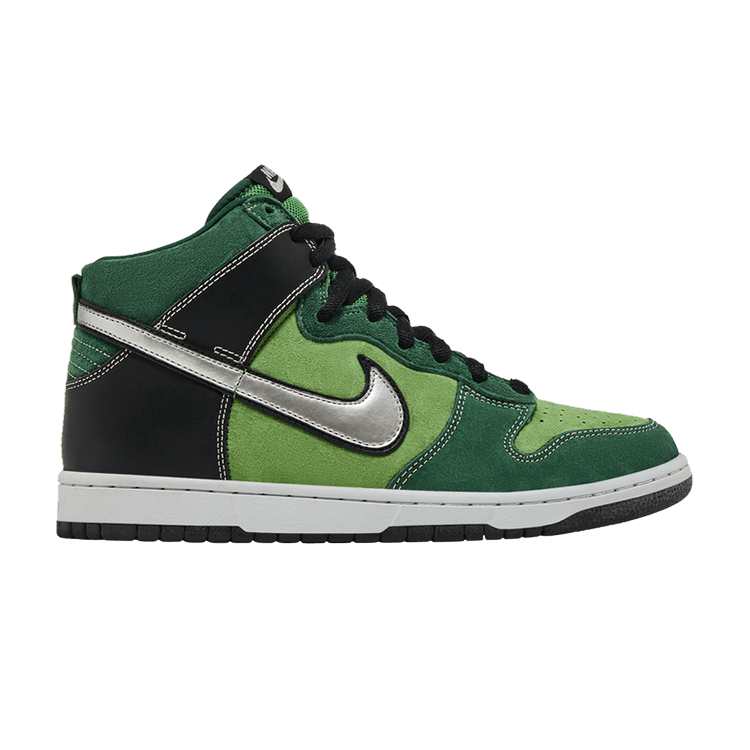 Nike Dunk High Pro SB 'Brut' — Tomatillo/Metallic Silver
