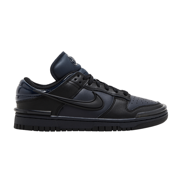 Nike Wmns Dunk Low Twist 'Dark Obsidian' — Dark Obsidian/Black/Black