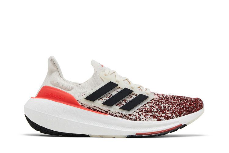 adidas UltraBoost Light 'Chalk Bright Red Gradient' — Chalk White/Core Black/Bright Red