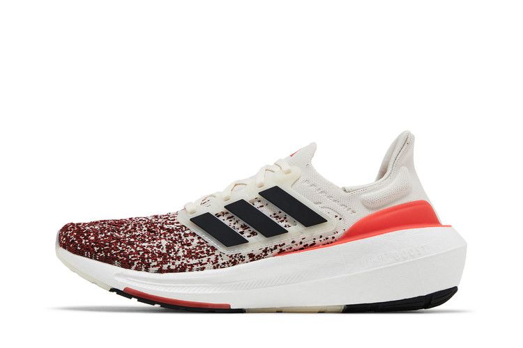 adidas UltraBoost Light 'Chalk Bright Red Gradient' — Chalk White/Core Black/Bright Red