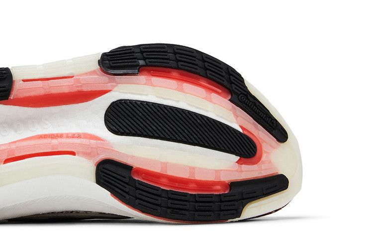 adidas UltraBoost Light 'Chalk Bright Red Gradient' — Chalk White/Core Black/Bright Red