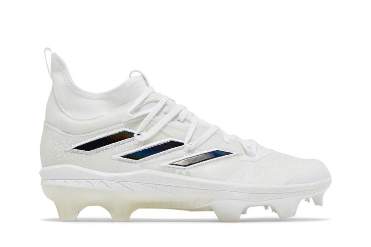 Adidas Adizero Afterburner 9 NWV TPU 'White Black Iridescent' — Cloud White/Core Black/Cloud White