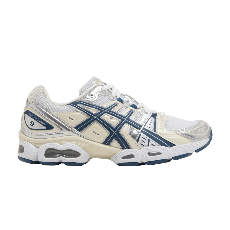 ASICS Wmns Gel Nimbus 9 'White Light Indigo' — White/Light Indigo