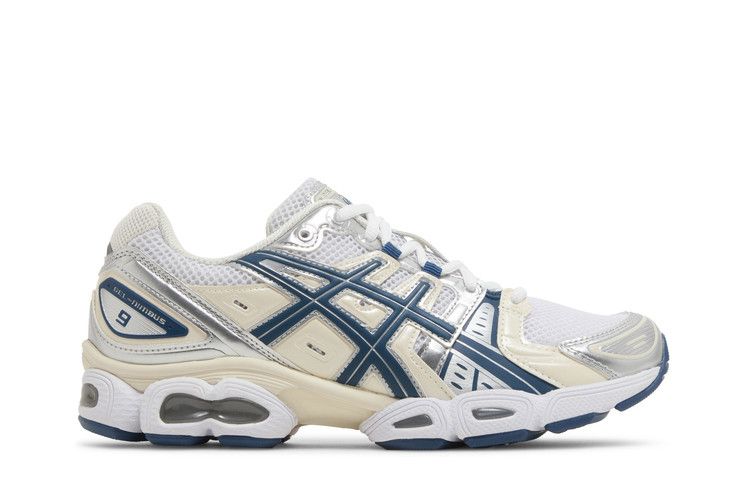 ASICS Wmns Gel Nimbus 9 'White Light Indigo' — White/Light Indigo
