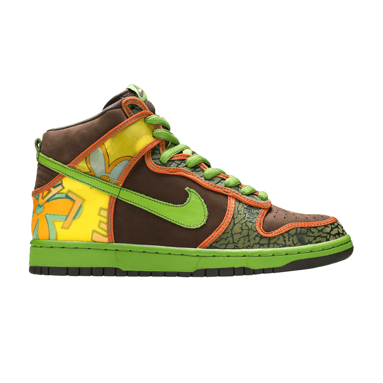 Nike Dunk High Pro SB 'De La Soul' — Baroque Brown/Altitude Green