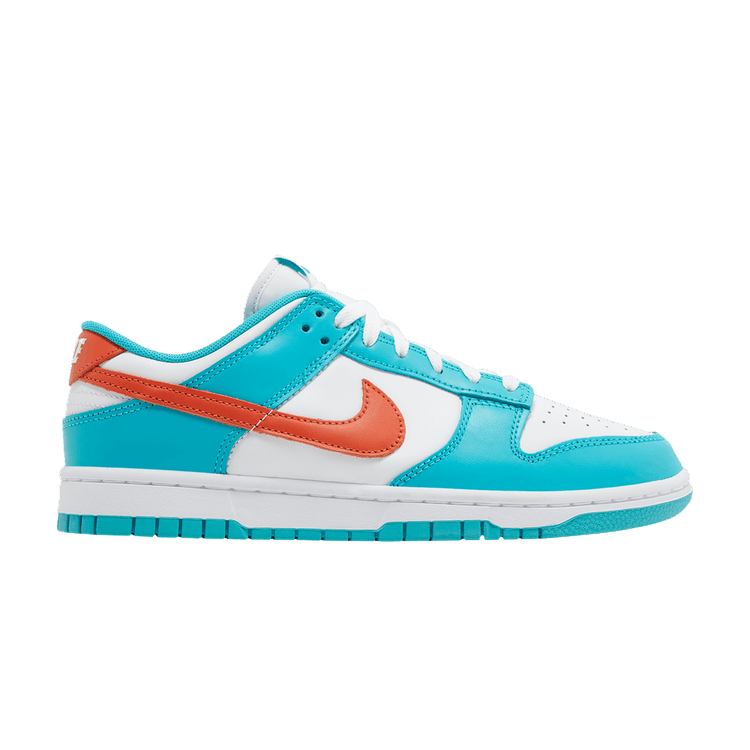 Nike Dunk Low 'Miami Dolphins' — White/Cosmic Clay/Dusty Cactus