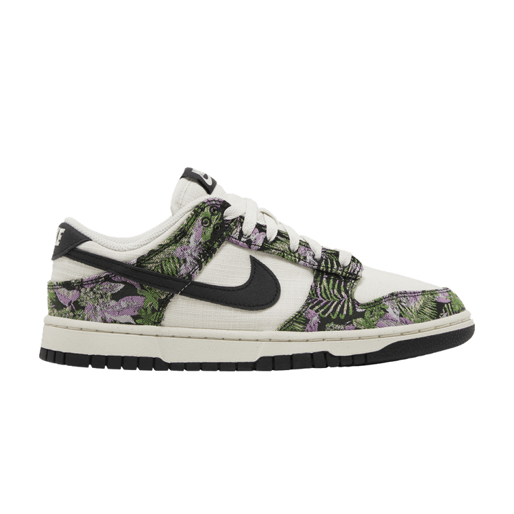 Nike Wmns Dunk Low Next Nature 'Floral Tapestry' — Phantom/Black/Light Magenta/Pink Foam/Chlorophyll/Pale Vanilla