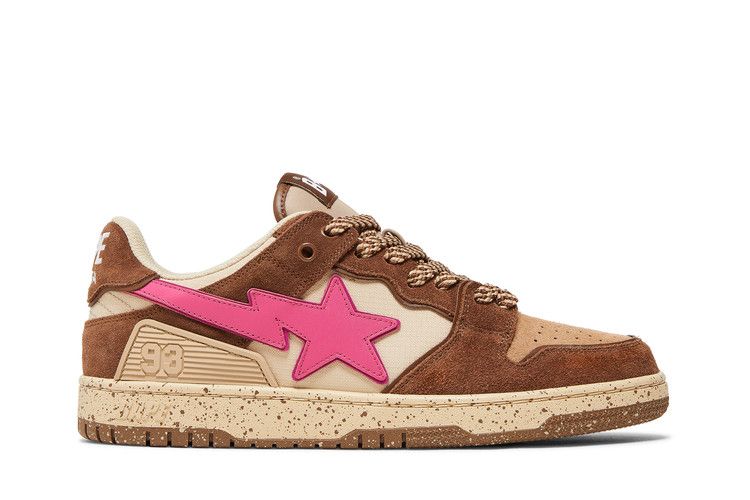 BAPE Sk8 Sta #6 'Brown Pink' — Brown
