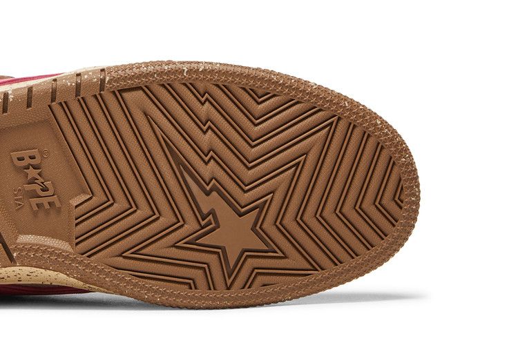BAPE Sk8 Sta #6 'Brown Pink' — Brown