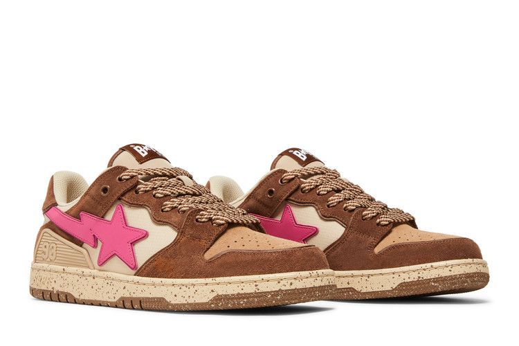 BAPE Sk8 Sta #6 'Brown Pink' — Brown