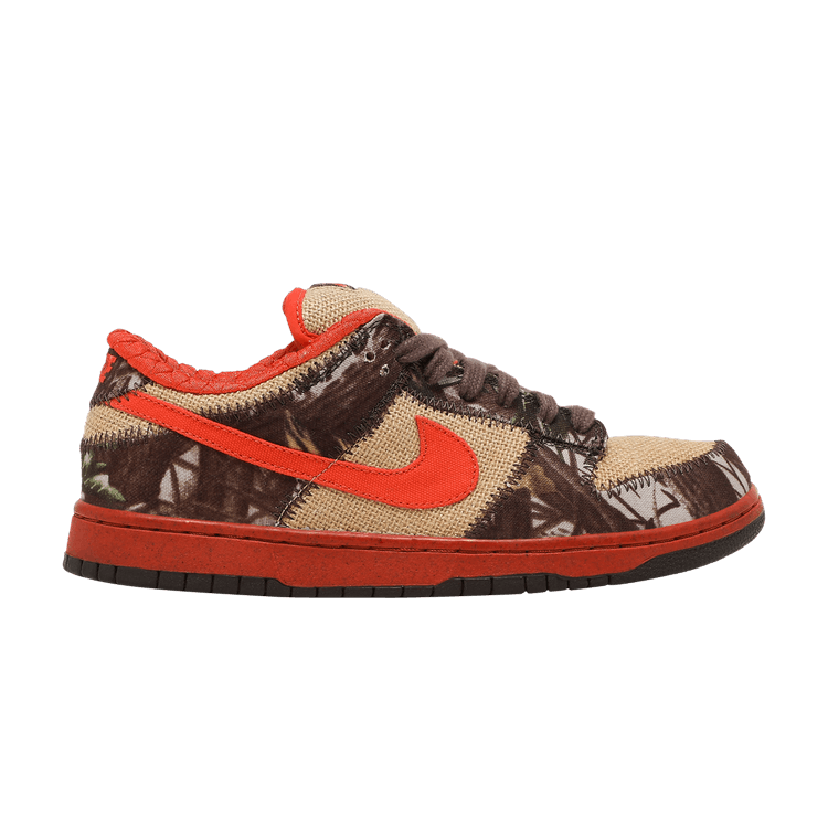 Nike Dunk Low Pro SB 'Hunter Reese Forbes' — Natural Burlap/Orange Blaze