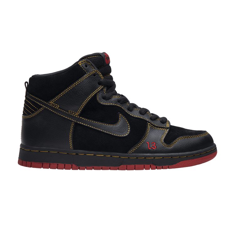 Nike Dunk High Pro SB 'Unlucky' — Black/Black