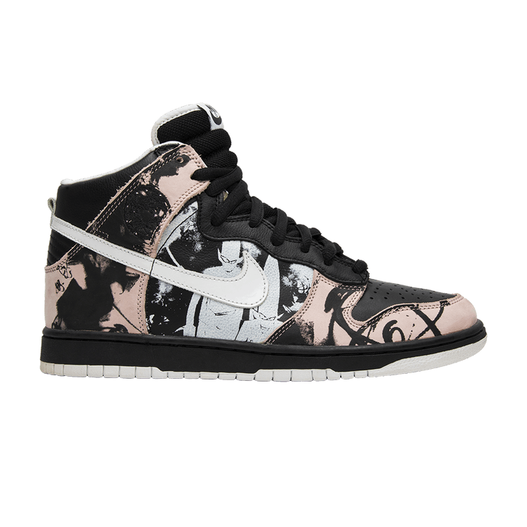 Futura x UNKLE x Nike Dunk High Pro SB 'Unkle' — Black/White