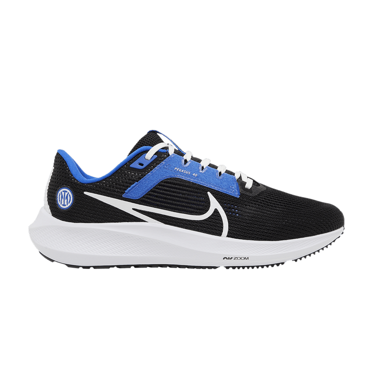 Nike Air Zoom Pegasus 40 'Inter Milan' — Black/Lyon Blue/White