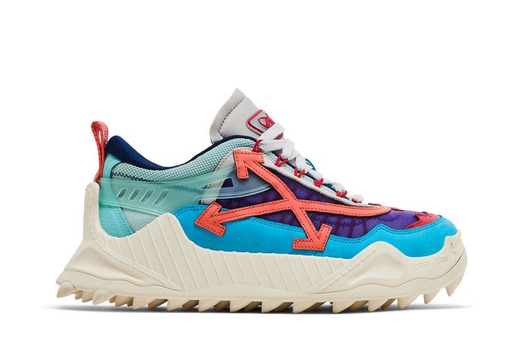 Off-White ODSY-1000 'Blue Multi-Color' — Off White/Coral Red