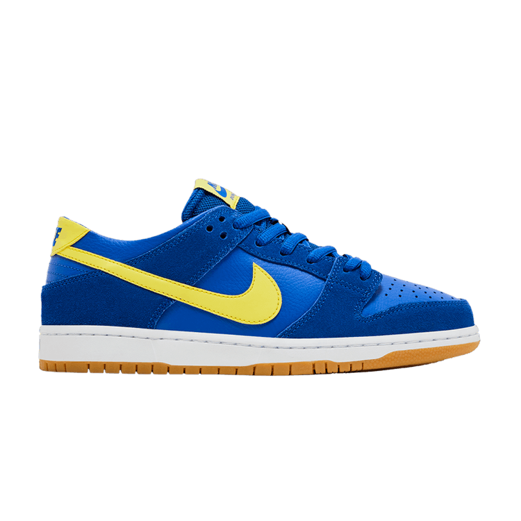 Nike Zoom Dunk Low Pro SB 'Boca Juniors' — Varsity Royal/Lightning-Gum Light Brown