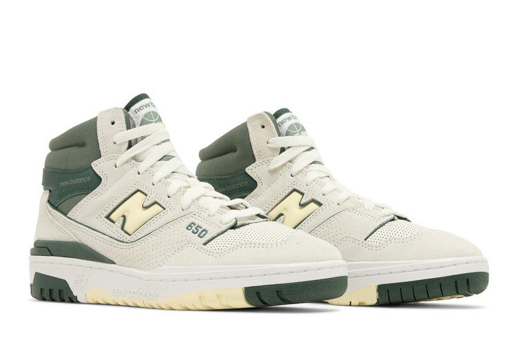 New Balance 650R 'Sea Salt Nightwatch Green' — Sea Salt/Nightwatch Green/Dawn Glow