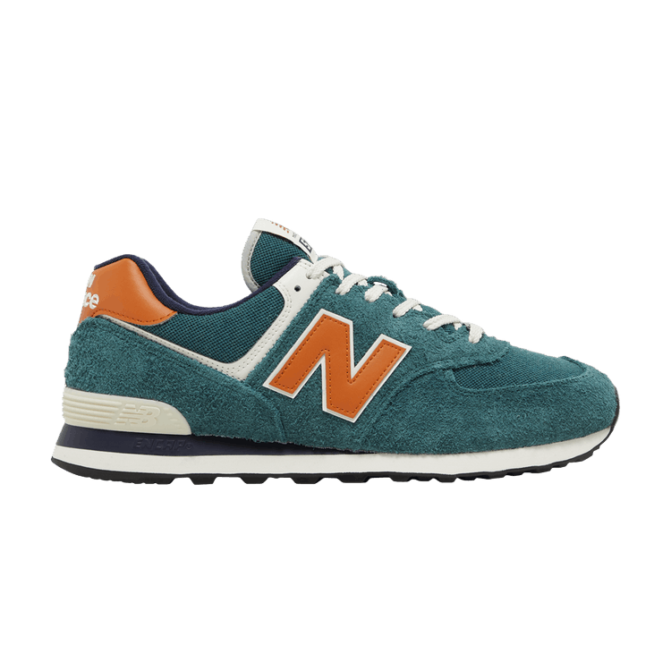 New Balance 574 'Aqua Green Orange' — Aqua Green/Orange