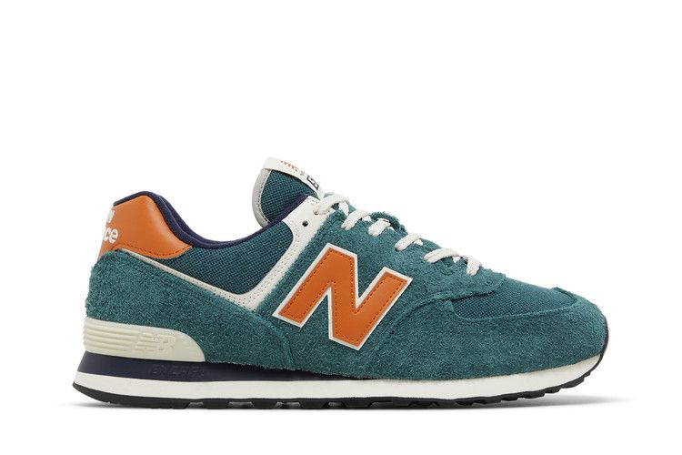 New Balance 574 'Aqua Green Orange' — Aqua Green/Orange