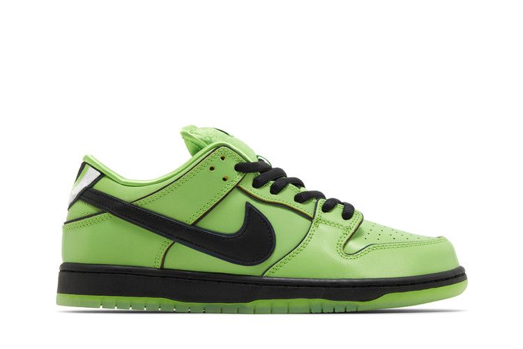 The Powerpuff Girls x Nike Dunk Low Pro SB QS 'Buttercup' — Mean Green/Black/Lotus Pink (2)