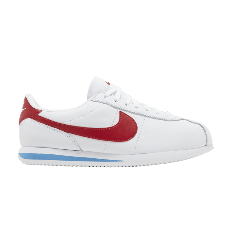 Nike Cortez Premium QS 'Forrest Gump' 2024 — White/Varsity Red/Varsity Blue/Metallic Silver