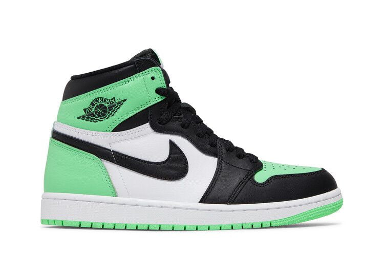 Air Jordan 1 Retro High OG 'Green Glow' — White/Black/Green Glow