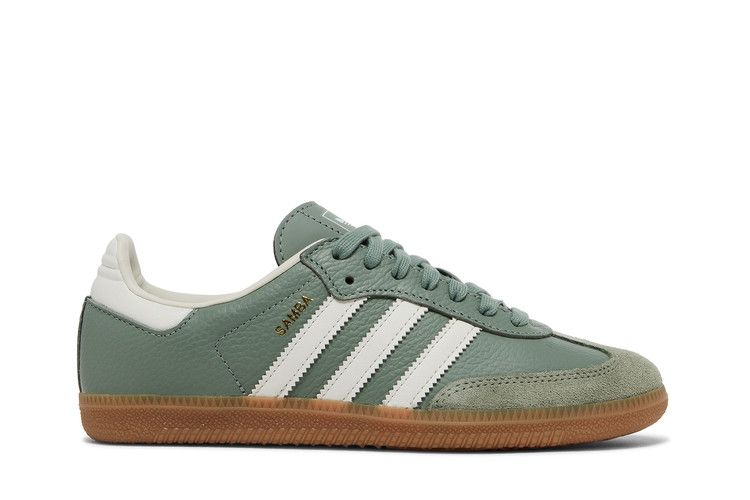 adidas Wmns Samba OG 'Silver Green Gum' — Silver Green/Chalk White/Gum