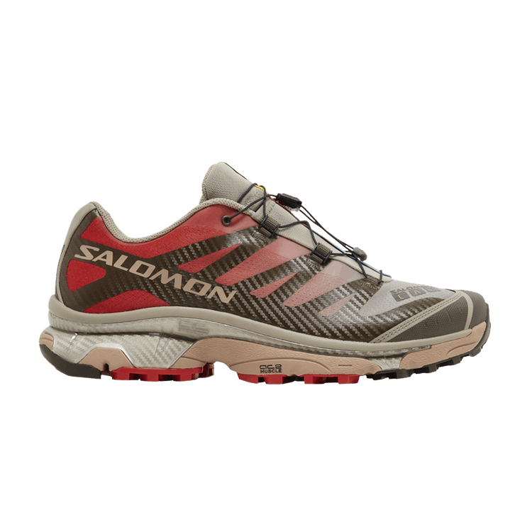 Salomon XT-4 OG 'Wren Vintage Khaki' — Wren/Vintage Khaki/Aurora Red