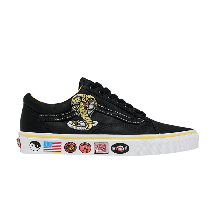 Cobra Kai x Vans Old Skool 'Cobra Kai Dojo' — Black/Yellow/White