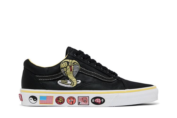 Cobra Kai x Vans Old Skool 'Cobra Kai Dojo' — Black/Yellow/White