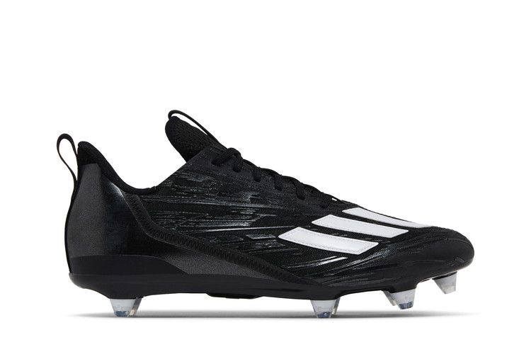 adidas Adizero Cleats 'Black White' — Black White