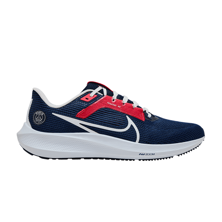 Nike Air Zoom Pegasus 40 'Paris Saint-Germain' — Midnight Navy/University Red/White