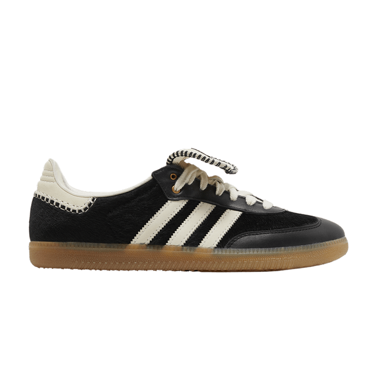 Wales Bonner x adidas Samba Pony 'Black' — Core Black/Cream White/Cream White