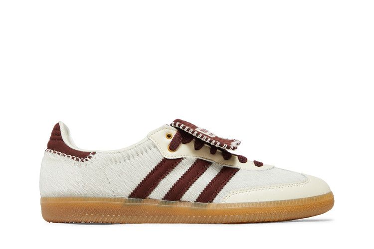 Wales Bonner x adidas Samba Pony 'Cream White' — Cream White/Mystery Brown/Cream White