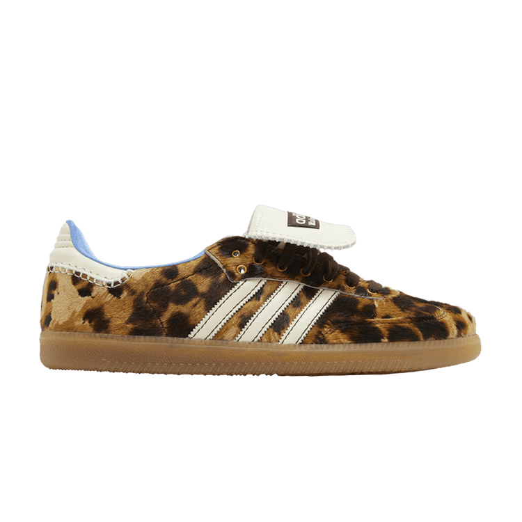 Wales Bonner x adidas Samba Pony 'Leopard' — Dark Brown/Cream White