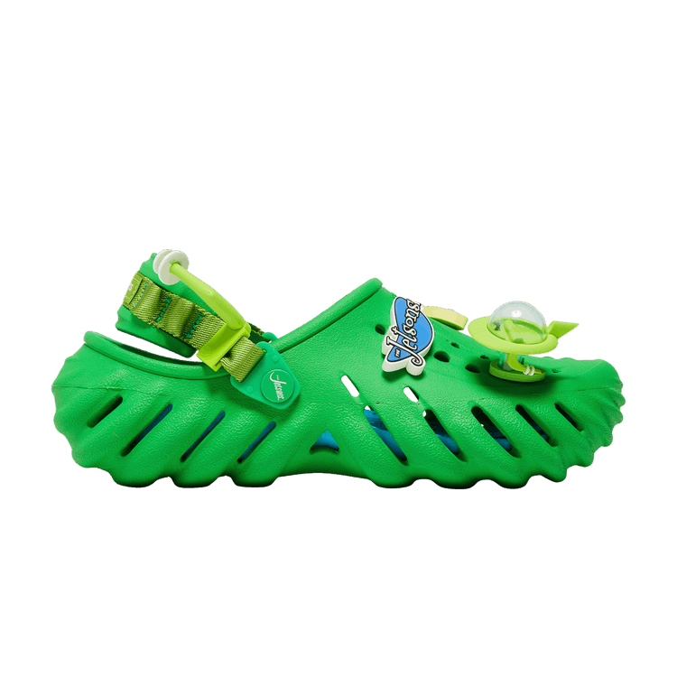 The Jetsons x Extra Butter x Crocs Echo Clog 'Orbit City' — Grass Green
