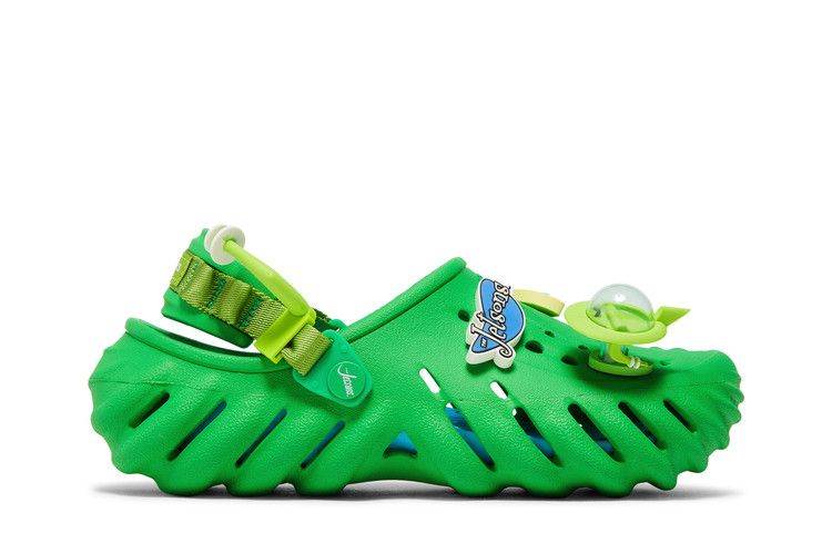 The Jetsons x Extra Butter x Crocs Echo Clog 'Orbit City' — Grass Green