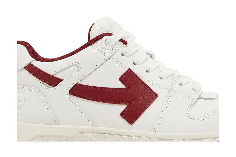 Off-White Wmns Out of Office 'White Burgundy' — White/Burgundy