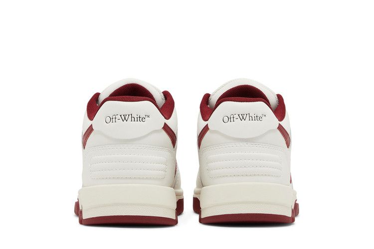 Off-White Wmns Out of Office 'White Burgundy' — White/Burgundy