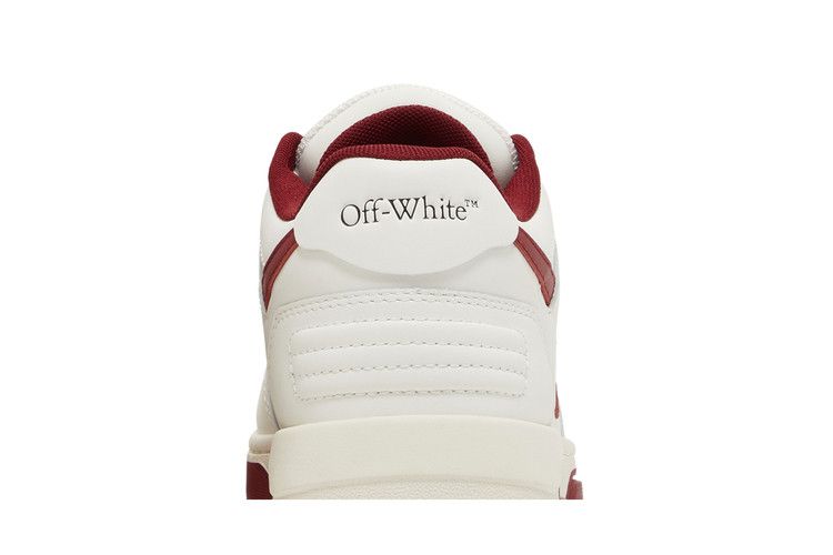 Off-White Wmns Out of Office 'White Burgundy' — White/Burgundy