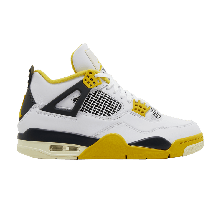 Wmns Air Jordan 4 Retro 'Vivid Sulfur' — White/Coconut Milk/Vivid Sulfur/Anthracite