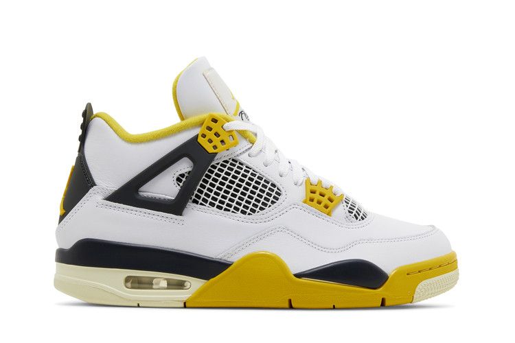 Wmns Air Jordan 4 Retro 'Vivid Sulfur' — White/Coconut Milk/Vivid Sulfur/Anthracite