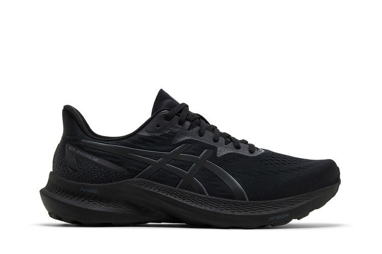 Asics GT 2000 12 Extra Wide 'Triple Black' — Black/Black