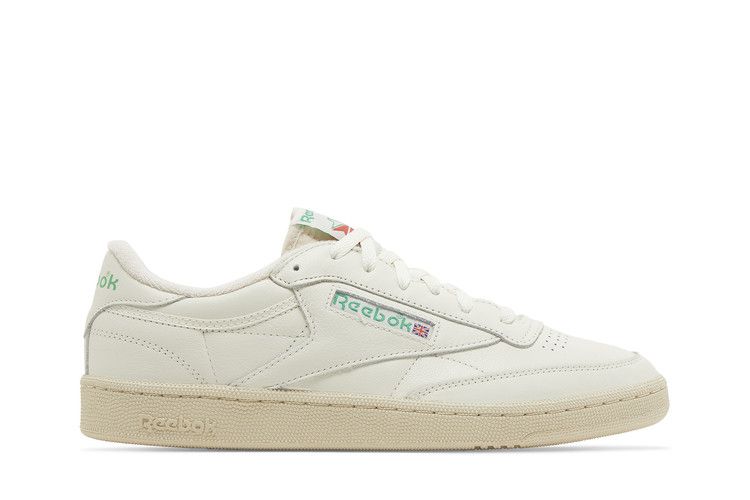 Reebok Club C 85 Vintage 'Chalk Glen Green' — Chalk/Paperwhite/Glen Green