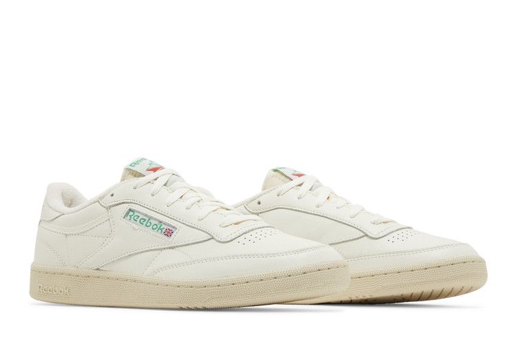 Reebok Club C 85 Vintage 'Chalk Glen Green' — Chalk/Paperwhite/Glen Green