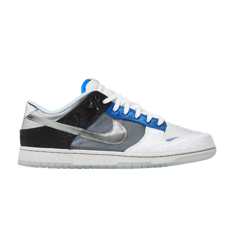 CLOT x Nike Dunk Low SP 'What The' With Trading Card — Multi-Color/Multi-Color