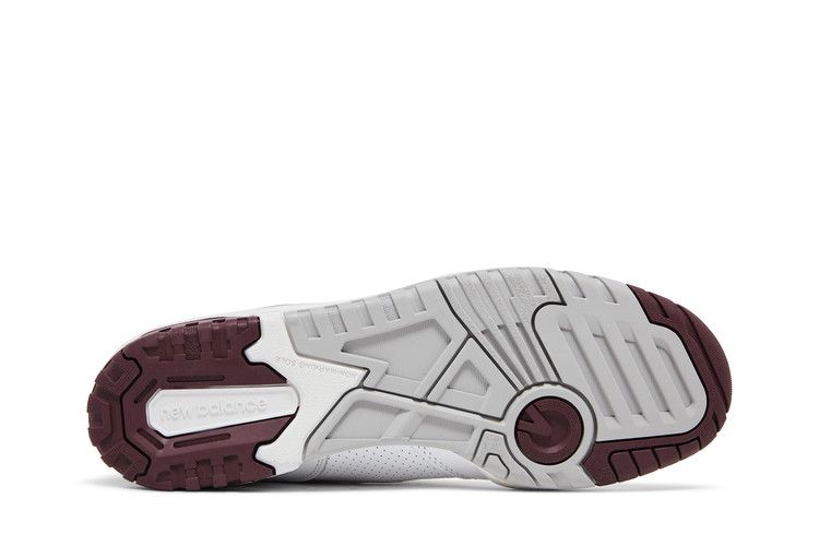 New Balance 650R 'White Burgundy' — White/Burgundy/Raincloud