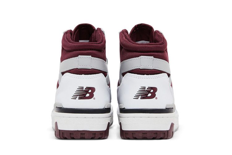 New Balance 650R 'White Burgundy' — White/Burgundy/Raincloud