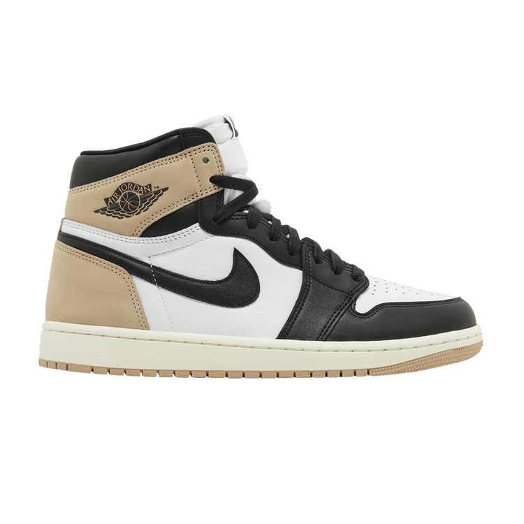 Wmns Air Jordan 1 Retro High OG 'Latte' — Black/Legend Medium Brown/White/Sail
