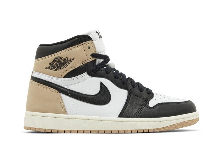 Wmns Air Jordan 1 Retro High OG 'Latte' — Black/Legend Medium Brown/White/Sail